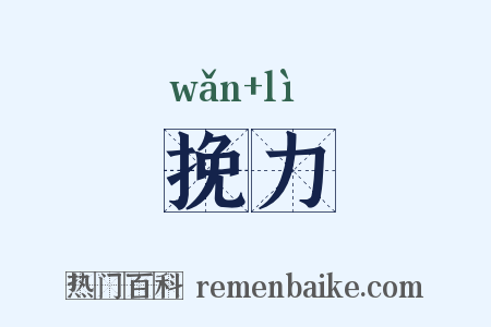挽力是什么意思的图片